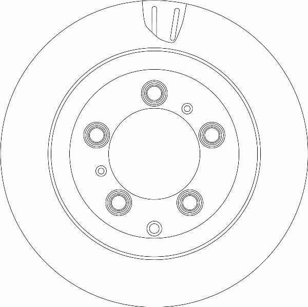 TRW DF8593S - Тормозной диск abcparts.ee
