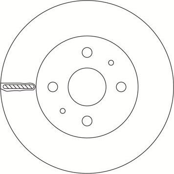 TRW DF8758S - Тормозной диск abcparts.ee