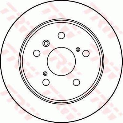 TRW DF2661 - Тормозной диск abcparts.ee