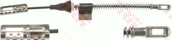 TRW GCH3023 - Тросик, cтояночный тормоз abcparts.ee