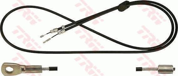 TRW GCH2595 - Тросик, cтояночный тормоз abcparts.ee
