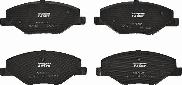 TRW GDB90027 - Тормозные колодки, дисковые, комплект abcparts.ee