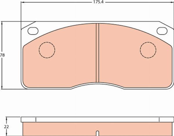 TRW GDB5056 - Тормозные колодки, дисковые, комплект abcparts.ee