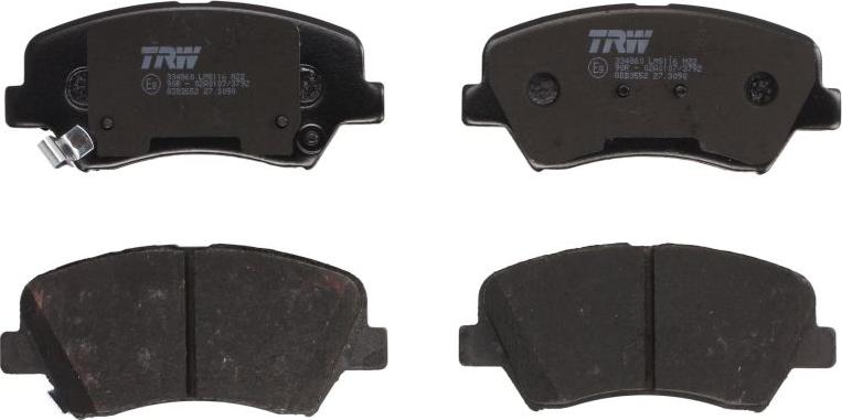 TRW GDB3552 - Тормозные колодки, дисковые, комплект abcparts.ee