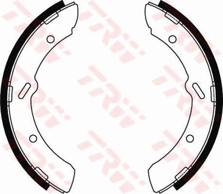 TRW GS8459 - Комплект тормозных колодок, барабанные abcparts.ee