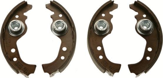 TRW GS8160 - Комплект тормозных колодок, барабанные abcparts.ee