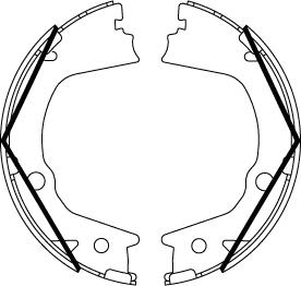 TRW GS8859 - Комплект тормозов, ручник, парковка abcparts.ee