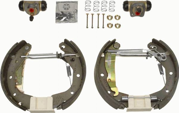 TRW GSK1625 - Комплект тормозных колодок, барабанные abcparts.ee