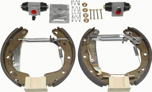 TRW GSK1622 - Комплект тормозных колодок, барабанные abcparts.ee