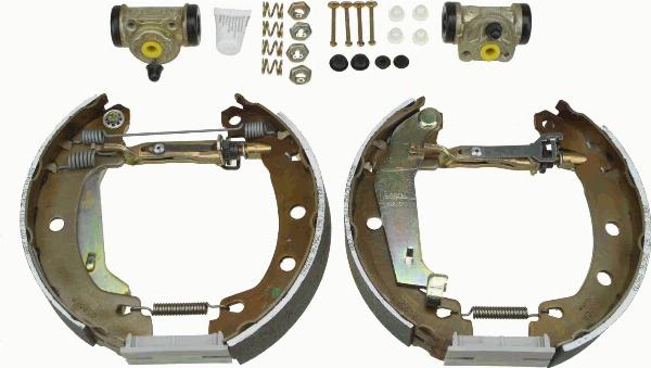 TRW GSK1060 - Комплект тормозных колодок, барабанные abcparts.ee