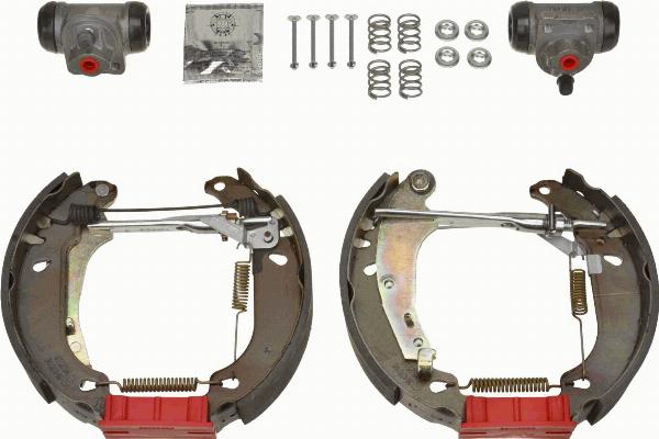 TRW GSK1070 - Комплект тормозных колодок, барабанные abcparts.ee