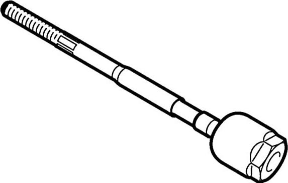 TRW JAR155 - Осевой шарнир рулевой тяги, внутренний abcparts.ee