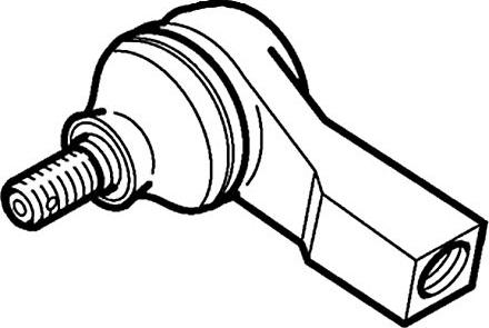 TRW JTE472 - Наконечник рулевой тяги, шарнир abcparts.ee