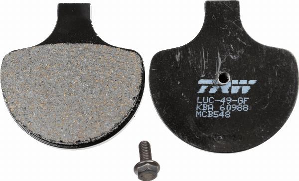 TRW MCB548 - Тормозные колодки, дисковые, комплект abcparts.ee
