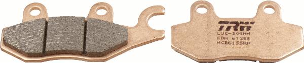 TRW MCB615SRM - Тормозные колодки, дисковые, комплект abcparts.ee