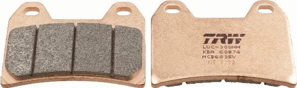 TRW MCB683SV - Тормозные колодки, дисковые, комплект abcparts.ee