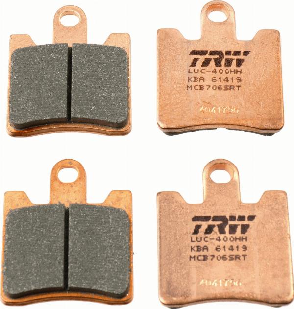 TRW MCB706SRT - Тормозные колодки, дисковые, комплект abcparts.ee