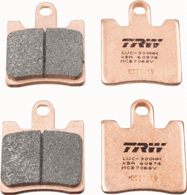TRW MCB706SV - Тормозные колодки, дисковые, комплект abcparts.ee