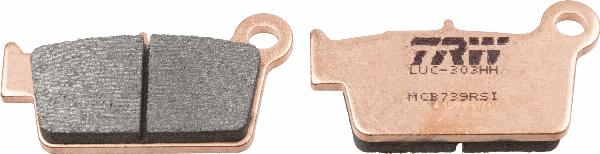 TRW MCB739RSI - Тормозные колодки, дисковые, комплект abcparts.ee