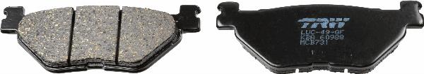 TRW MCB731 - Тормозные колодки, дисковые, комплект abcparts.ee