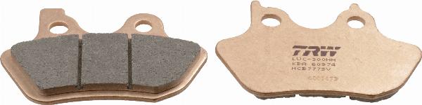 TRW MCB777SV - Тормозные колодки, дисковые, комплект abcparts.ee