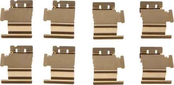 TRW PFK467 - Комплектующие для колодок дискового тормоза abcparts.ee