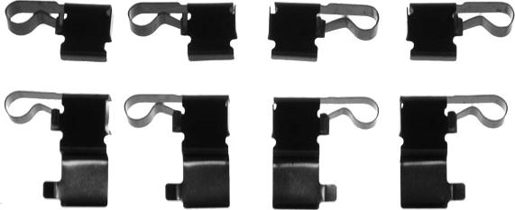 TRW PFK548 - Комплектующие для колодок дискового тормоза abcparts.ee