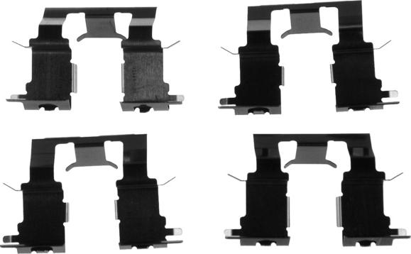 TRW PFK512 - Комплектующие для колодок дискового тормоза abcparts.ee