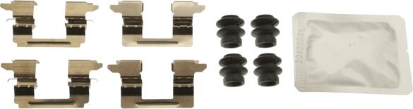 TRW PFK673 - Комплектующие для колодок дискового тормоза abcparts.ee