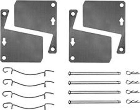 TRW PFK106 - Комплектующие для колодок дискового тормоза abcparts.ee