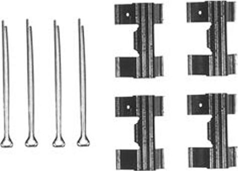 TRW PFK131 - Комплектующие для колодок дискового тормоза abcparts.ee