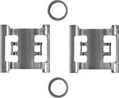 TRW PFK340 - Комплектующие для колодок дискового тормоза abcparts.ee