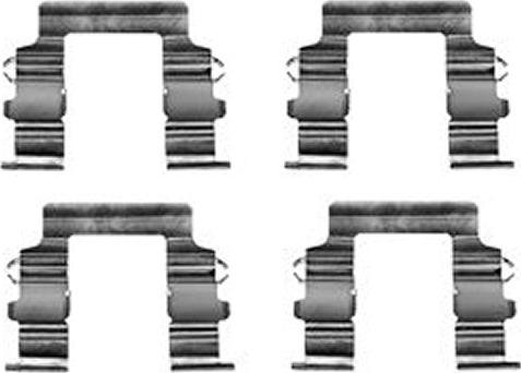 TRW PFK336 - Комплектующие для колодок дискового тормоза abcparts.ee