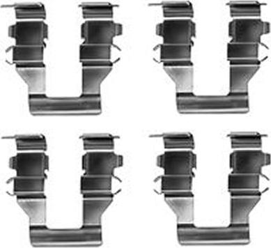 TRW PFK338 - Комплектующие для колодок дискового тормоза abcparts.ee