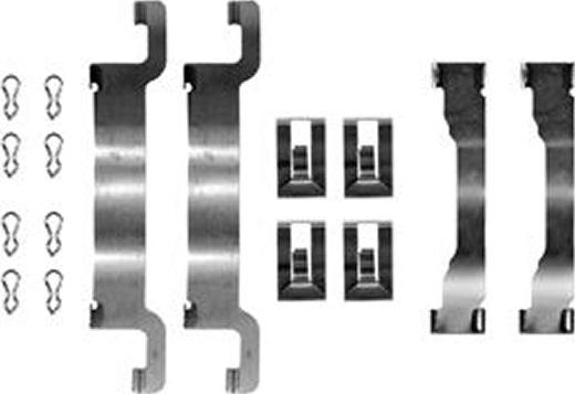 TRW PFK378 - Комплектующие для колодок дискового тормоза abcparts.ee
