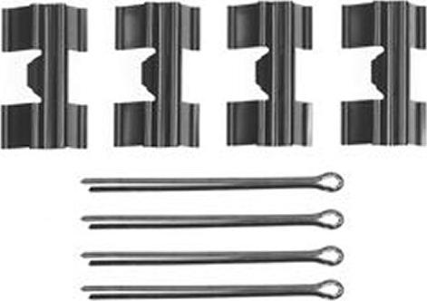 TRW PFK256 - Комплектующие для колодок дискового тормоза abcparts.ee