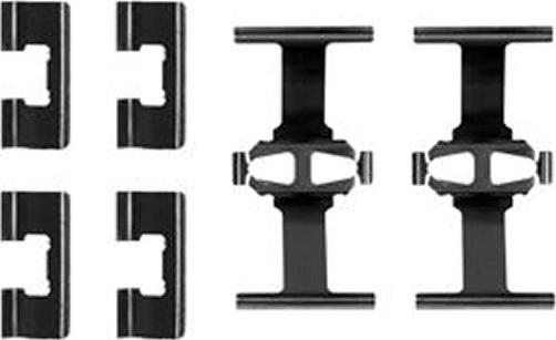 TRW PFK270 - Комплектующие для колодок дискового тормоза abcparts.ee