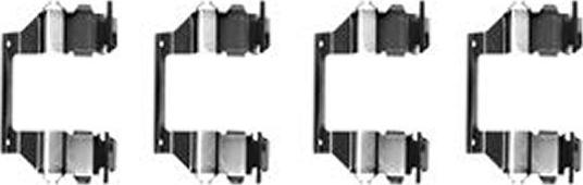 TRW PFK278 - Комплектующие для колодок дискового тормоза abcparts.ee