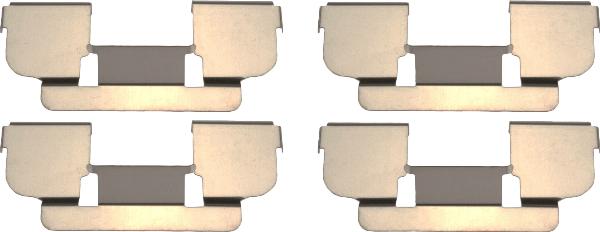 TRW PFK731 - Комплектующие для колодок дискового тормоза abcparts.ee