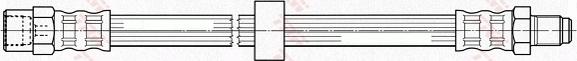 TRW PHB561 - Тормозной шланг abcparts.ee