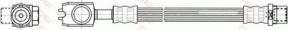 TRW PHD557 - Тормозной шланг abcparts.ee