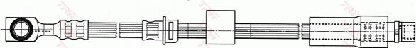 TRW PHD565 - Тормозной шланг abcparts.ee