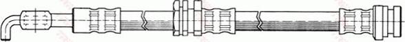 TRW PHD707 - Тормозной шланг abcparts.ee