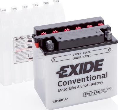 Tudor EB16B-A1 - Стартерная аккумуляторная батарея, АКБ abcparts.ee