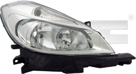 TYC 20-0793-15-2 - Основная фара abcparts.ee