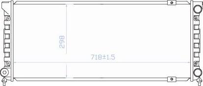 TYC 737-0003 - Радиатор, охлаждение двигателя abcparts.ee