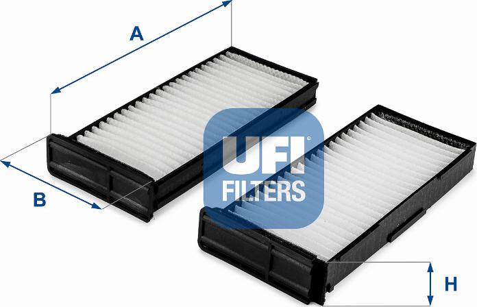 UFI 53.338.00 - Фильтр воздуха в салоне abcparts.ee