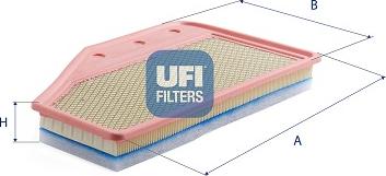 UFI 30.C74.00 - Воздушный фильтр двигателя abcparts.ee
