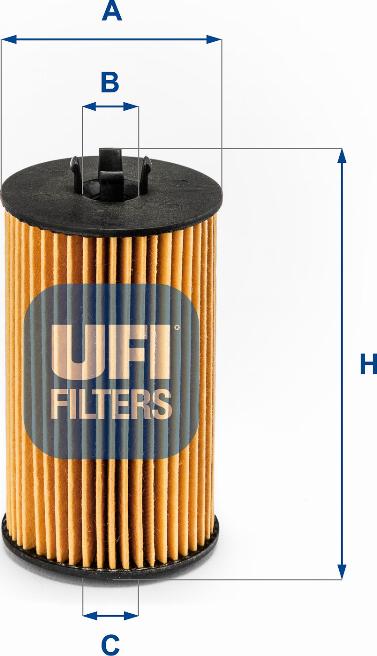 UFI 25.225.00 - Масляный фильтр abcparts.ee