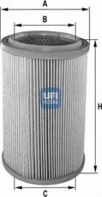 UFI 27.074.00 - Воздушный фильтр двигателя abcparts.ee